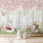 Papier peint Aquarelle d'un ours