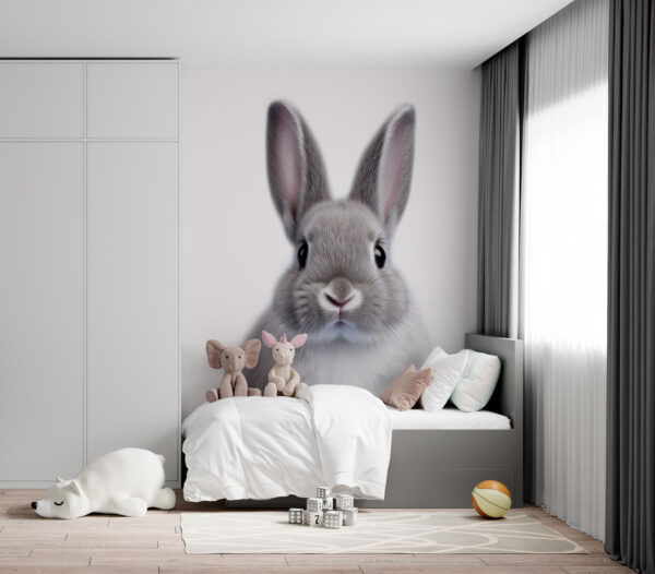 Adorable lapin à la fourrure douce Papier peint Adorable lapin à la fourrure douce