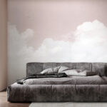 Papier peint Nuage blanc dans le ciel