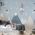 Papier peint Satellite dans le ciel