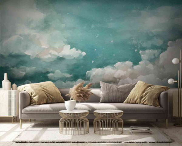 Nuages dans le ciel Papier peint Nuages dans le ciel