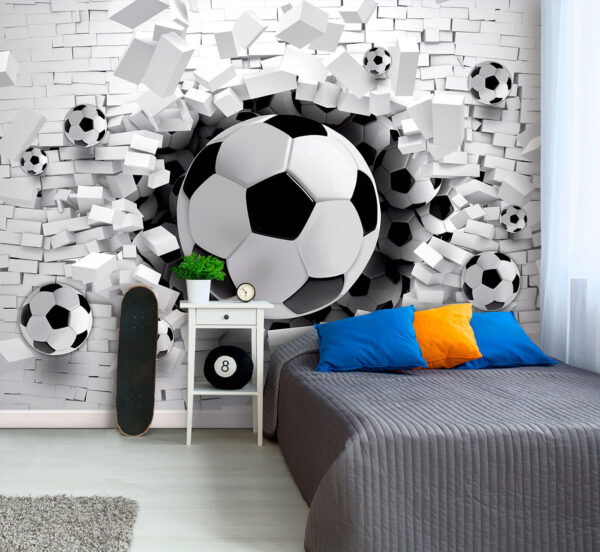 Ballon de football noir et blanc Papier peint Ballon de football noir et blanc