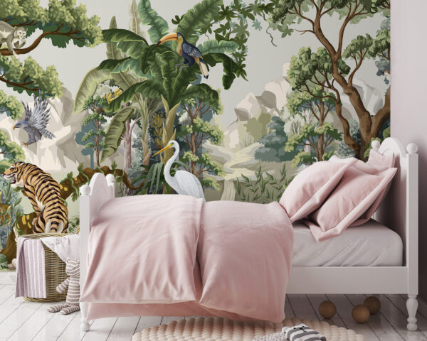 Guépard dans la jungle Papier peint Guépard dans la jungle