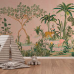 Papier peint Peinture d'un chien