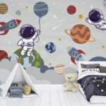 Papier peint Dessin animé d'une planète