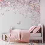 Papier peint Papillon volant dans les airs