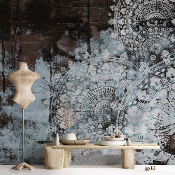 Image floue d'un soleil Papier peint Image floue d'un soleil