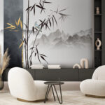 Papier peint Oiseau assis sur une branche