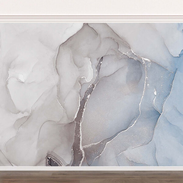 Texture abstraite de marbre dans des tons doux Papier peint Texture abstraite de marbre dans des tons doux