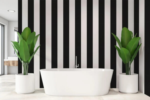 Fond rayé noir et blanc Papier peint Fond rayé noir et blanc