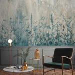Papier peint Peinture de plantes et de fleurs