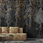 Papier peint Murmures de la nature dans des tons sourds