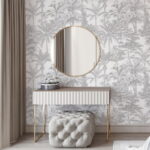 Papier peint Motif de palmiers