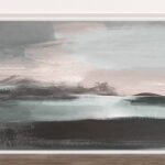 Papier peint Peinture d'une étendue d'eau