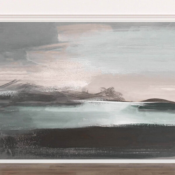 Peinture d'une étendue d'eau Papier peint Peinture d'une étendue d'eau