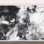 Papier peint Peinture en noir et blanc