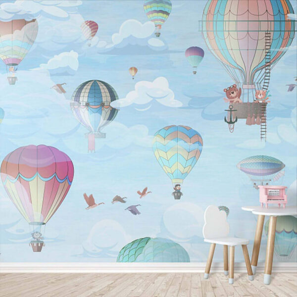 Modèle de montgolfière Papier peint Modèle de montgolfière