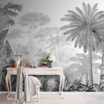 Papier peint Groupe de palmiers