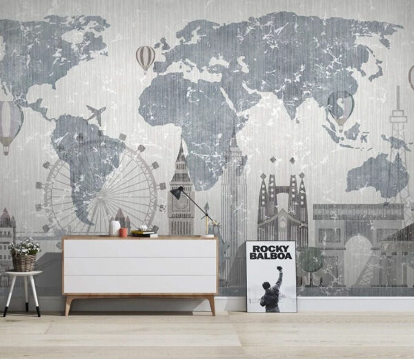 Points de repère célèbres dans le monde entier Papier peint Points de repère célèbres dans le monde entier