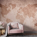 Papier peint Carte du monde