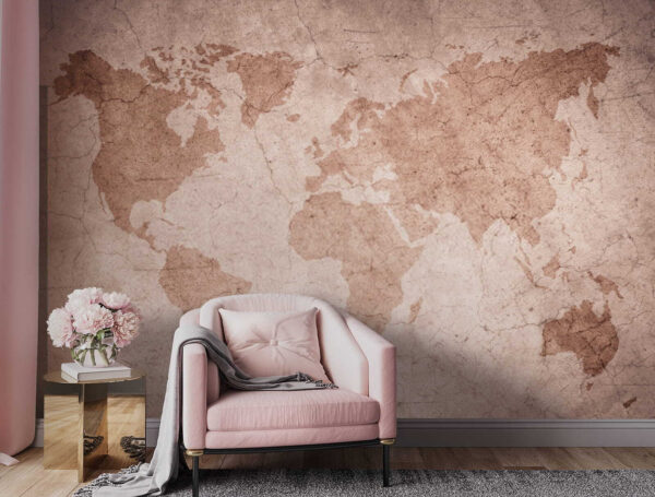 Carte du monde Papier peint Carte du monde