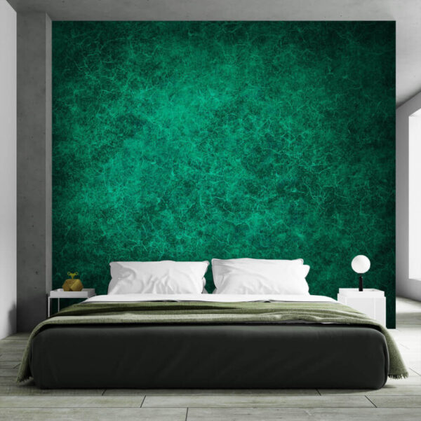 Fond vert avec de nombreuses petites fissures Papier peint Fond vert avec de nombreuses petites fissures