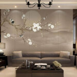 Papier peint Oiseau sur une branche