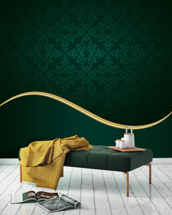 Design élégant avec de riches motifs Papier peint Design élégant avec de riches motifs