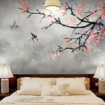 Papier peint Oiseau volant dans les airs