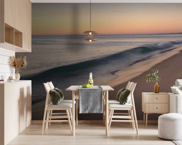 Vague sur une plage Papier peint Vague sur une plage