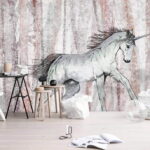 Papier peint Dessin d'un cheval