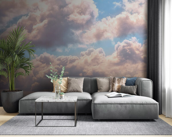 Nuages dans le ciel Papier peint Nuages dans le ciel