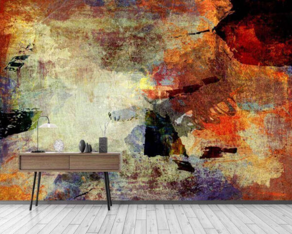 Textures abstraites vibrantes en mouvement Papier peint Textures abstraites vibrantes en mouvement