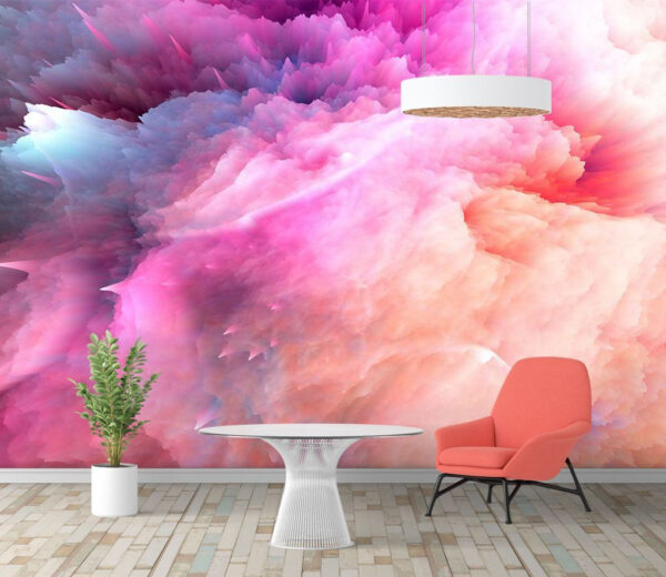 Nuage de fumée coloré Papier peint Nuage de fumée coloré