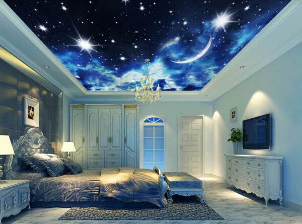 Lumière brillante dans le ciel Papier peint Lumière brillante dans le ciel