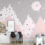 Papier peint Groupe de papillons volant en cercle