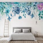 Papier peint Aquarelle de fleurs