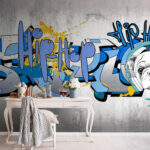 Papier peint Graffiti sur un mur