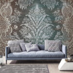 Papier peint Motif floral complexe affiché