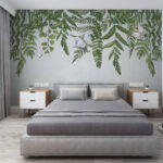 Papier peint Papillon sur une branche