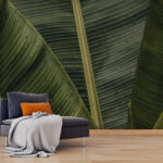 Papier peint Des feuilles vertes luxuriantes en harmonie naturelle
