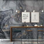 Papier peint Motifs artistiques dans des textures de marbre