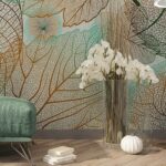 Papier peint Motifs délicats de la nature