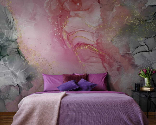 Des tourbillons de rêve aux douces teintes pastel Papier peint Des tourbillons de rêve aux douces teintes pastel