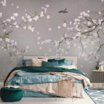 Papier peint Oiseau sur une branche