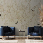 Papier peint Oiseau volant dans les airs