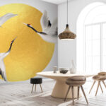 Papier peint Oiseau volant dans les airs