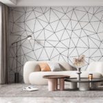 Papier peint Motif noir et blanc