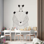 Papier peint Dessin d'un ours