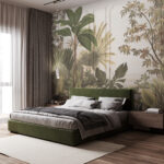 Papier peint Peinture d'une plante